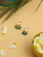 Thumbnail for Ruby Raang Diamond Pearl Dangling Earrings