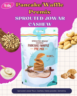 Thumbnail for Vedas Kitchen Sprouted Jowar Cashew Waffle/Pancake Premix - Dista