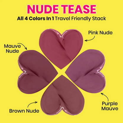 NY Bae 4 IN 1 Lip Play Liquid Lipstick - Nude Tease - Distacart
