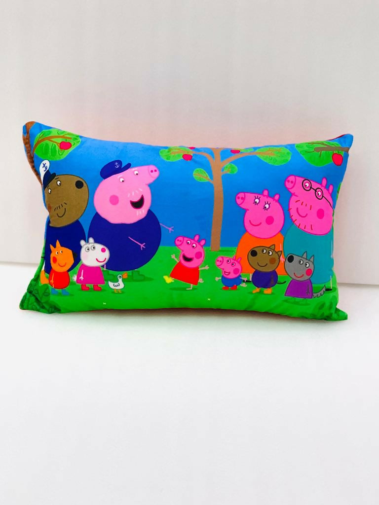 Unique Fashion Microfibre Filled Cushion For Kids - Peppa Pig Simple - Distacart