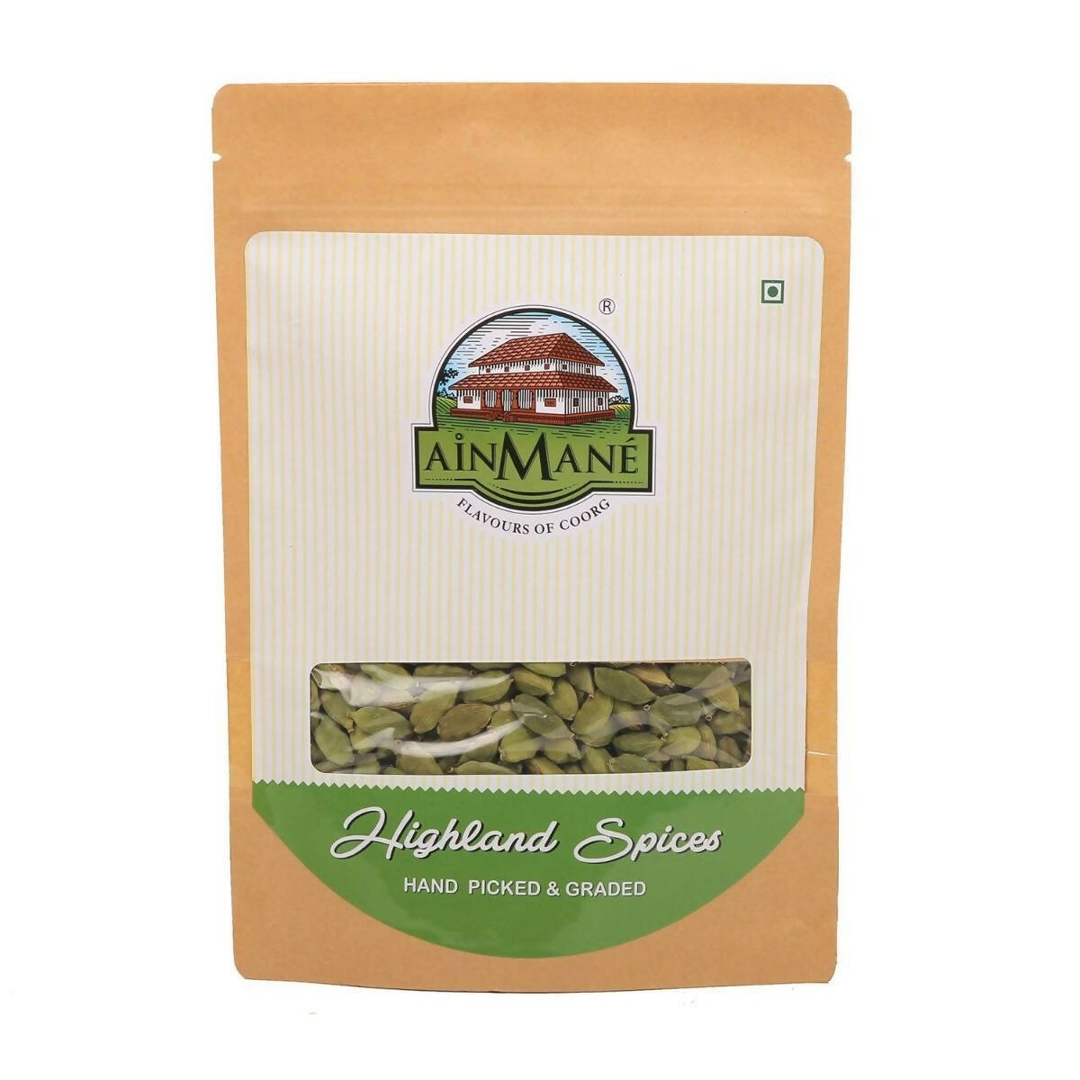 Ainmane Fine Quality Whole Cardamom 8mm - Distacart