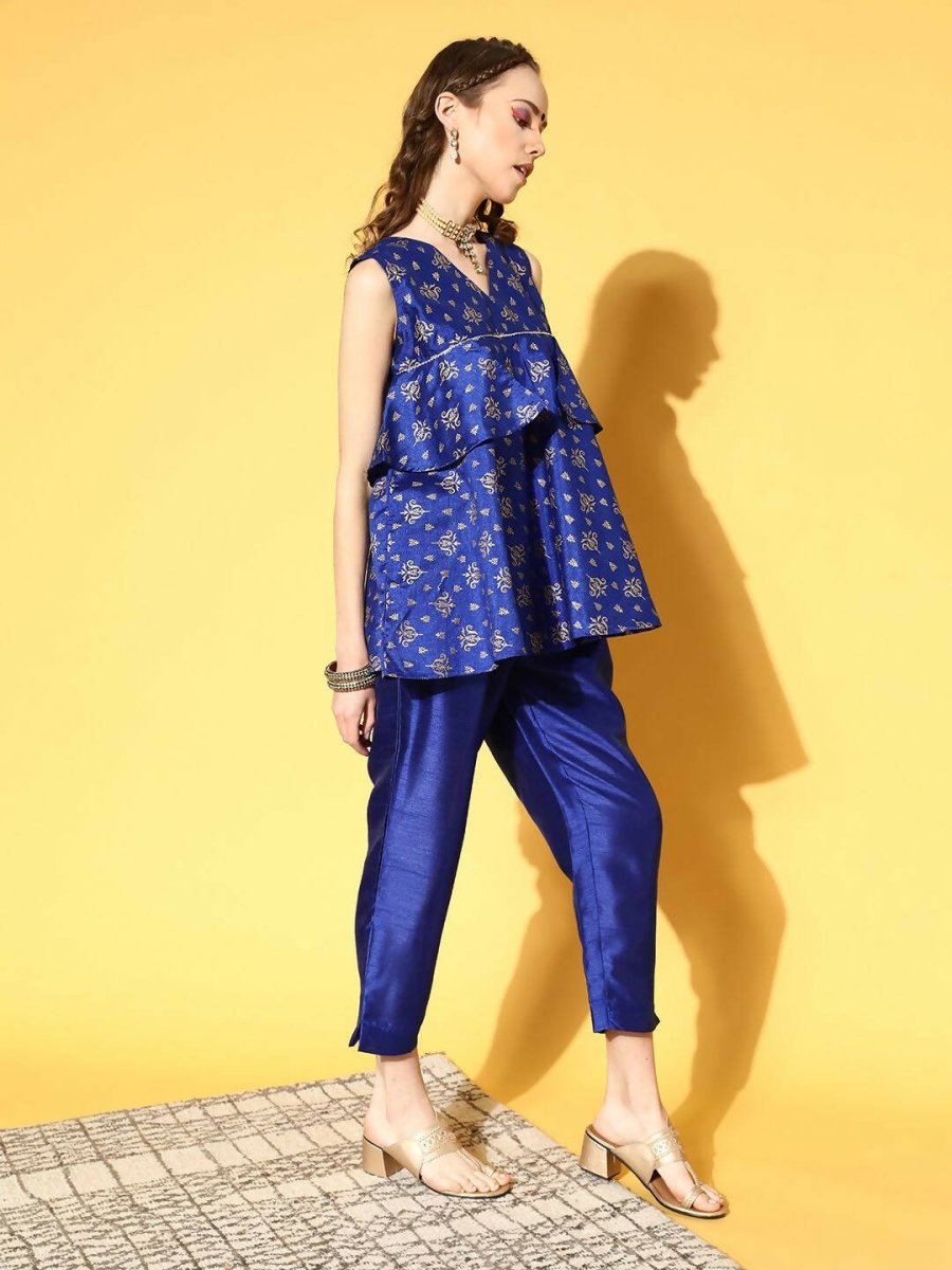 Ahalyaa Poly Silk Swirling Volume Kurta Set - Distacart