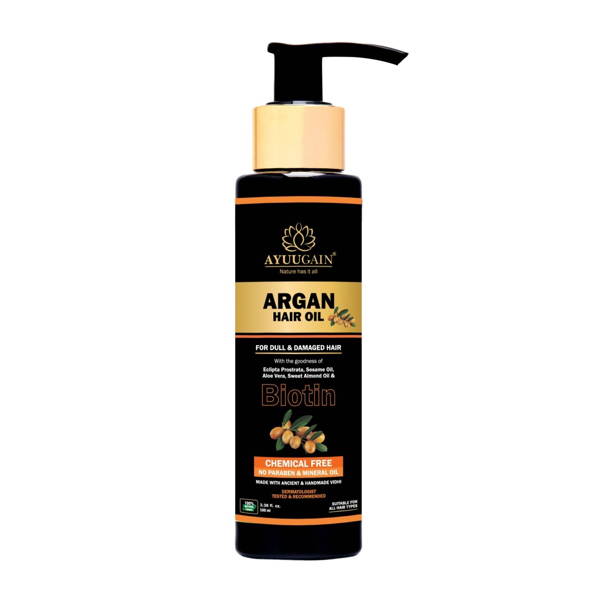 Ayuugain Argan Hair Oil - Distacart