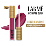 Thumbnail for Lakme Ultimate Glam Matte Liquid Lipstick - Pink Glam