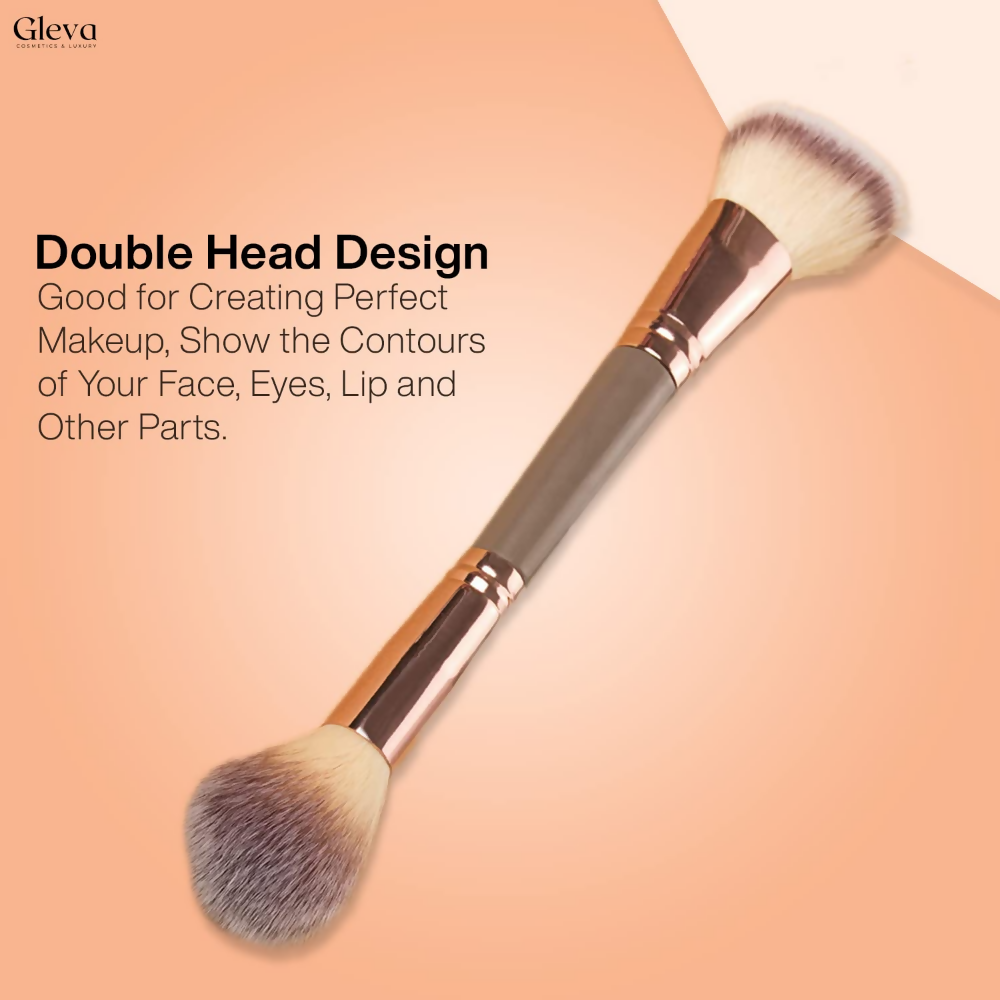Gleva Multipurpose Kabuki Makeup Brush Dual-Ended Foundation Brush - Distacart