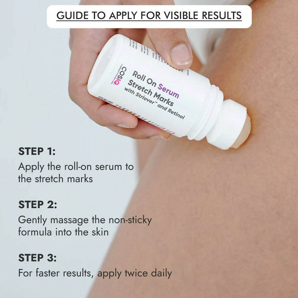 Cos-IQ Stretch Marks Removal Roll-On Serum with Striover