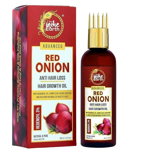 The Indie Earth Advanced 3% Redensyl Red Onion Anti Hair Loss & Hair Growth Oil - Distacart