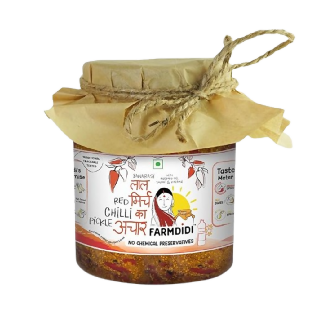 FarmDidi Stuffed Red Chilli Pickle - Distacart