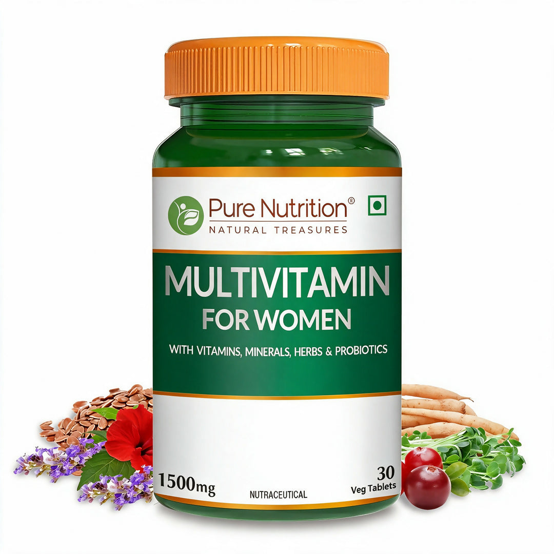 Pure Nutrition Multivitamin for Women (1500mg), Veg Tabs
