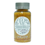 Thumbnail for confect yellow disco balls sprinkles 2 mm 120 gms