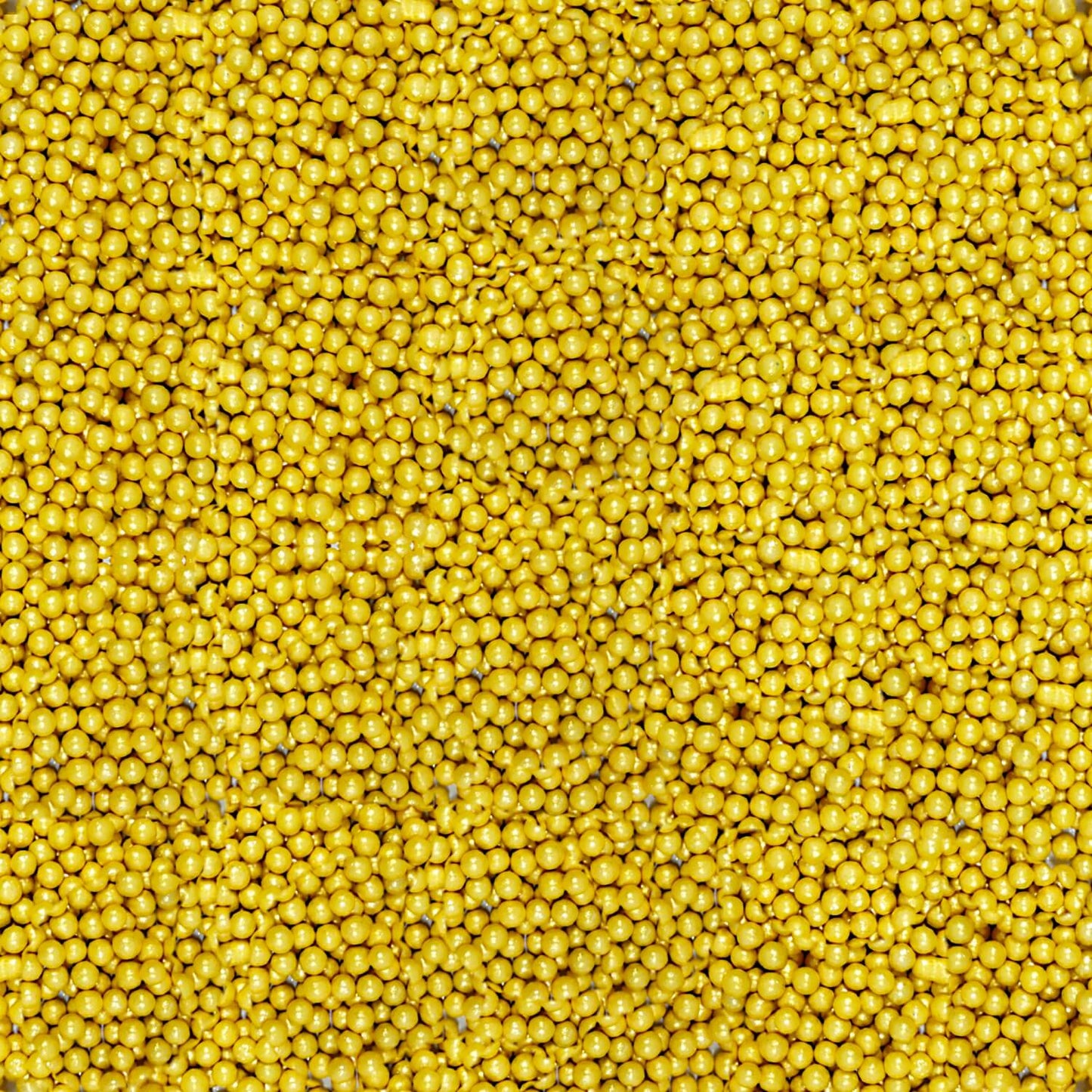 confect yellow disco balls sprinkles 3 mm 120 gms