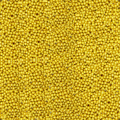 confect yellow disco balls sprinkles 3 mm 120 gms