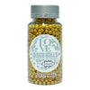 confect yellow disco balls sprinkles 4 mm 120 gms