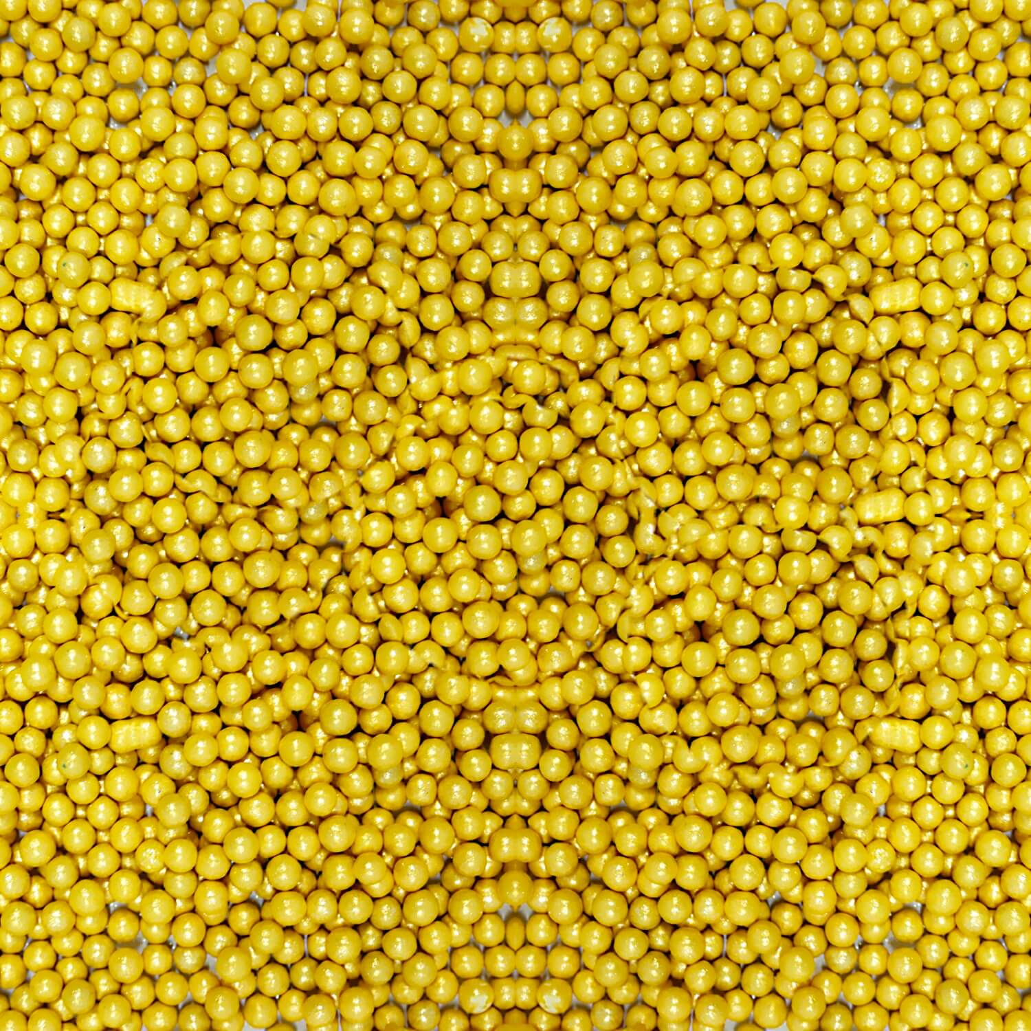 confect yellow disco balls sprinkles 4 mm 120 gms