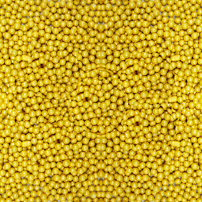 confect yellow disco balls sprinkles 4 mm 120 gms