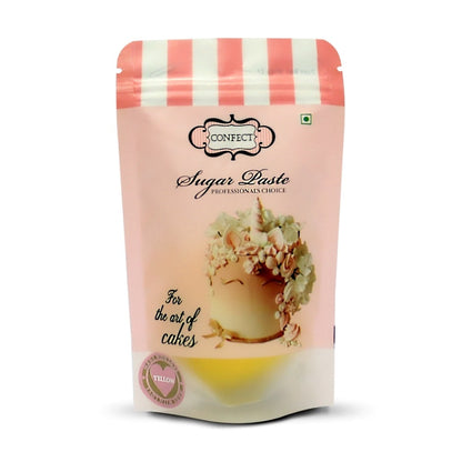 confect yellow nutritional sugarpaste 250 gms