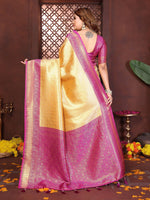 Thumbnail for Anaita Banarasi Tissue Silk Saree - Distacart