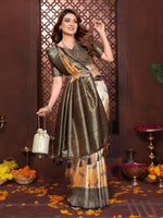 Thumbnail for Anaita Banarasi Tissue Silk Saree - Distacart