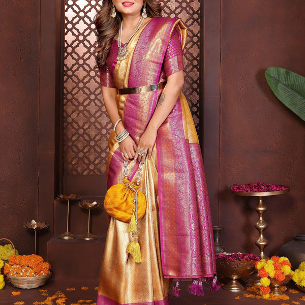 Anaita Banarasi Tissue Silk Saree - Distacart