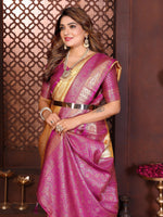 Thumbnail for Anaita Banarasi Tissue Silk Saree - Distacart