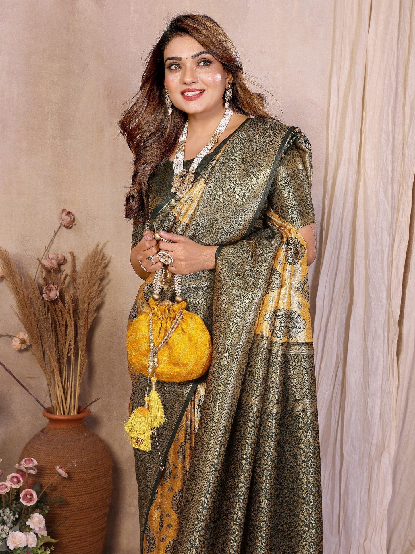 Anaita Banarasi Tissue Silk Saree - Distacart