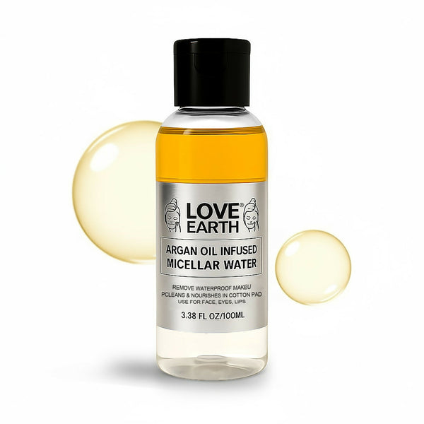 Love Earth Argan Oil Infused Micellar Water - Distacart