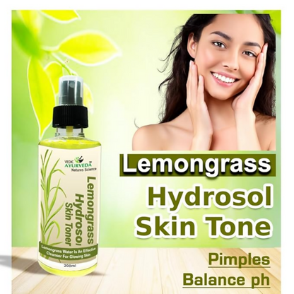VedicAyurveda Lemongrass Hydrosol Skin Toner - Dista