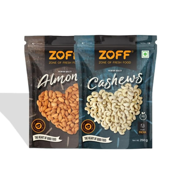 Zoff Premium Almonds & Cashews Combo - Distacart