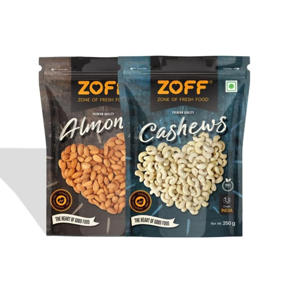 Zoff Premium Almonds & Cashews Combo - Distacart