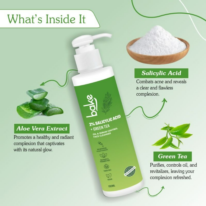 Bake 2% Salicylic Acid Face Cleanser - Distacart