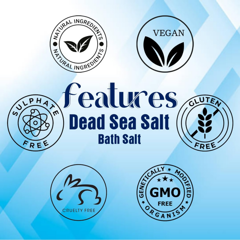 VedicAyurveda Dead Sea Bath Salt - Dista