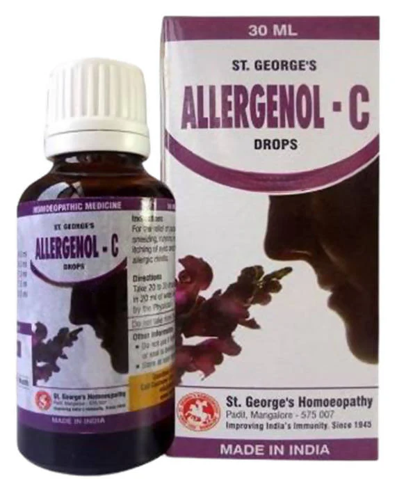 St. George's Homeopathy Allergenol-C Drops - Distacart