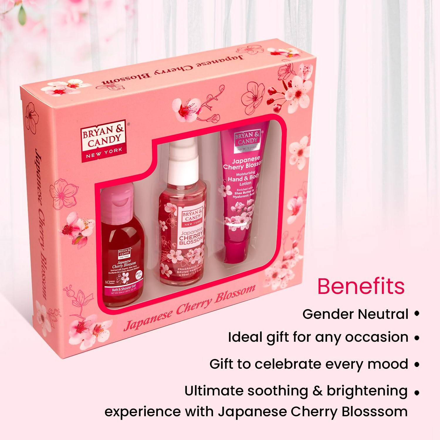 Bryan & Candy Cherry Blossom Bath Kit - Distacart