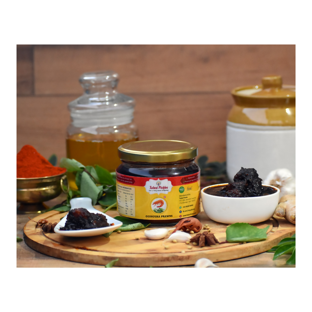 Tulasi Pickles Gongura Prawns Pickle - Distacart