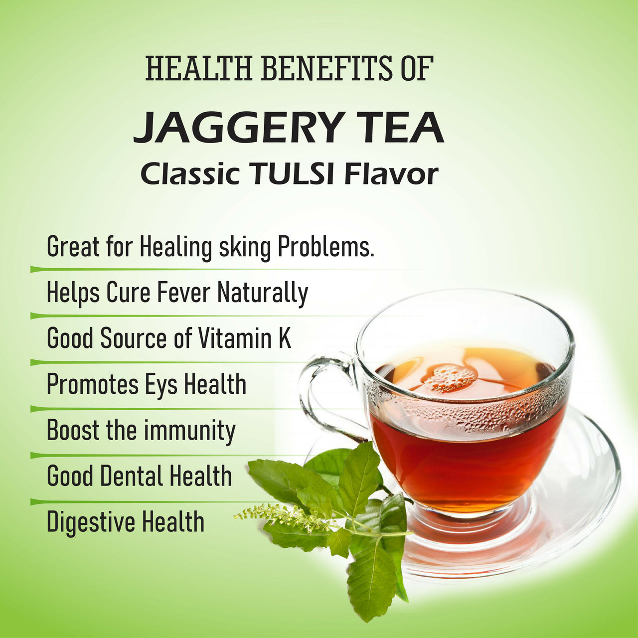 Naivedyam Classic Tulsi Flavour Jaggery Tea - Distacart