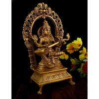 Thumbnail for Vintage Gulley Goddess Saraswati Murti - Distacart