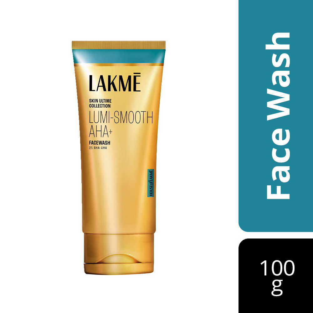 Lakme Lumi-Smooth AHA+ Face Wash With 2% Salicylic Acid-Lactic Acid - Distacart