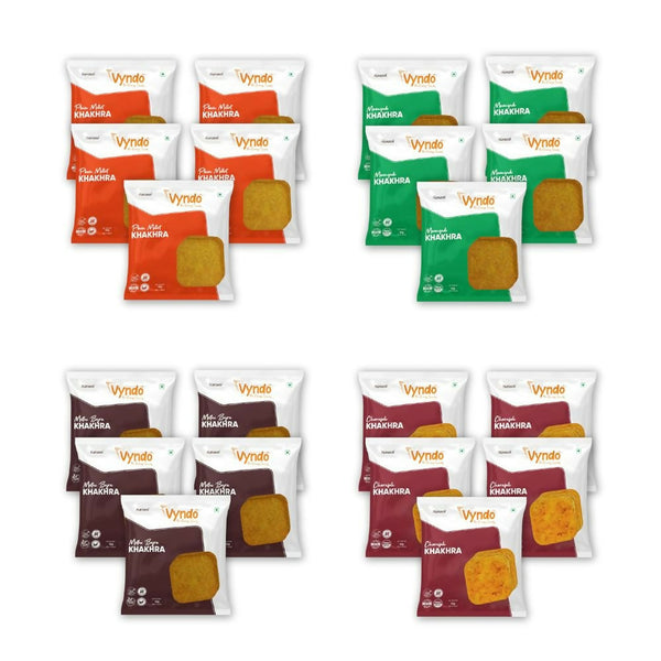 Vyndo Gluten Free Khakhra Combo - Distacart