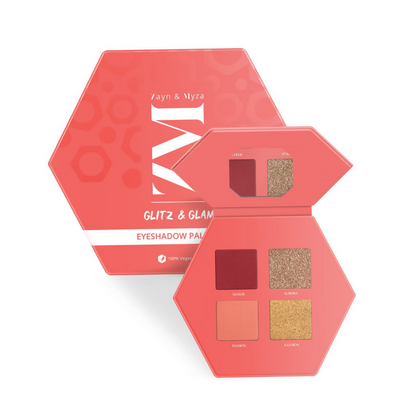 Zayn & Myza Glitz And Glam Eye Shadow Palette - Outshine - Distacart