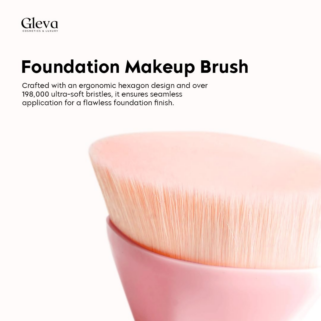 Gleva Foundation Makeup Brush Pink - Distacart