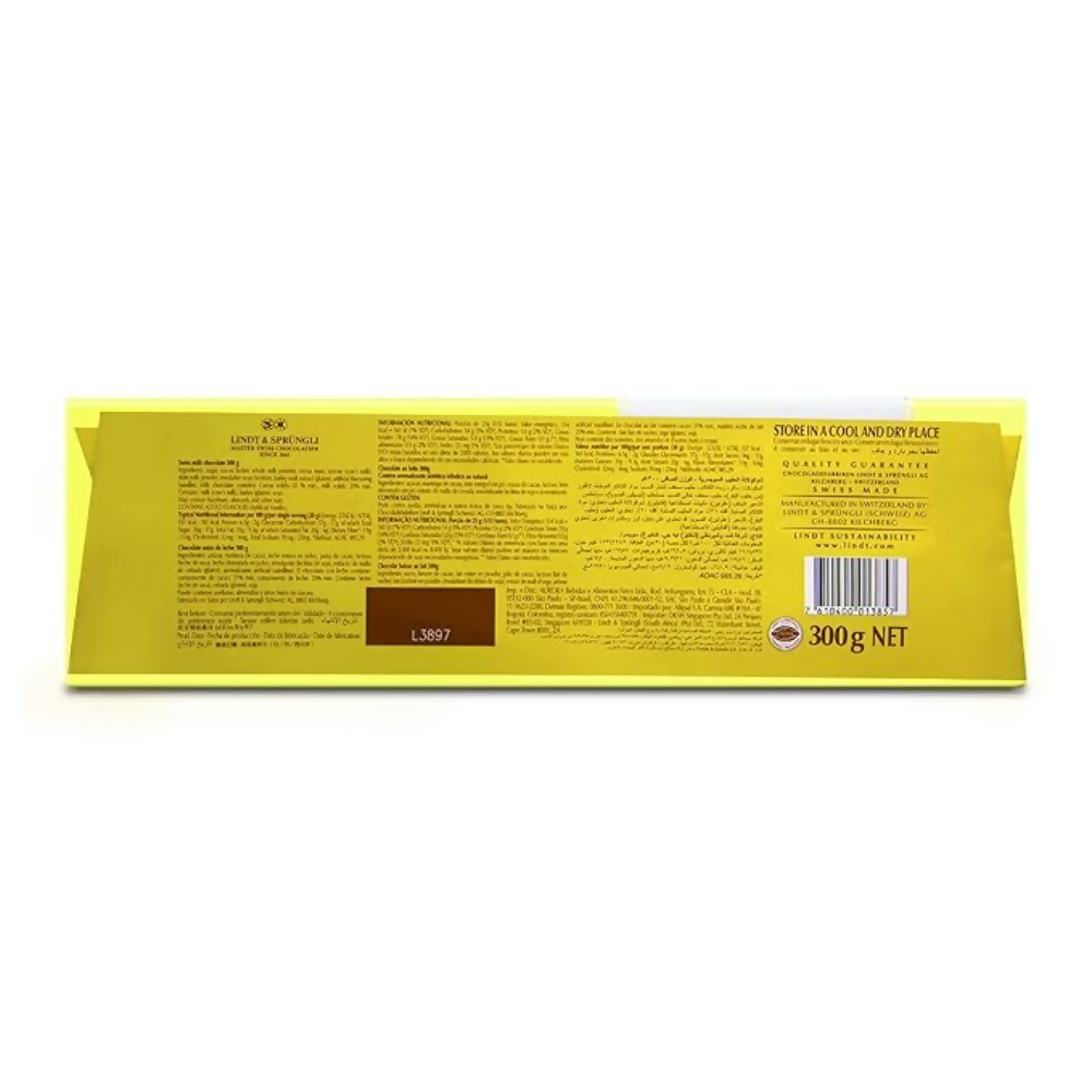 Lindt Gold Tab Milk Chocolate - Dista