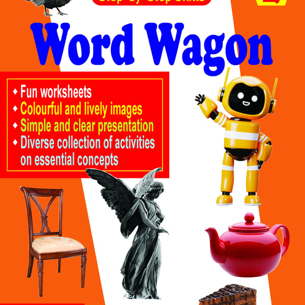 Step By Step Skills Word Wagon-2(Tearble Colourful Worksheets) - Dista
