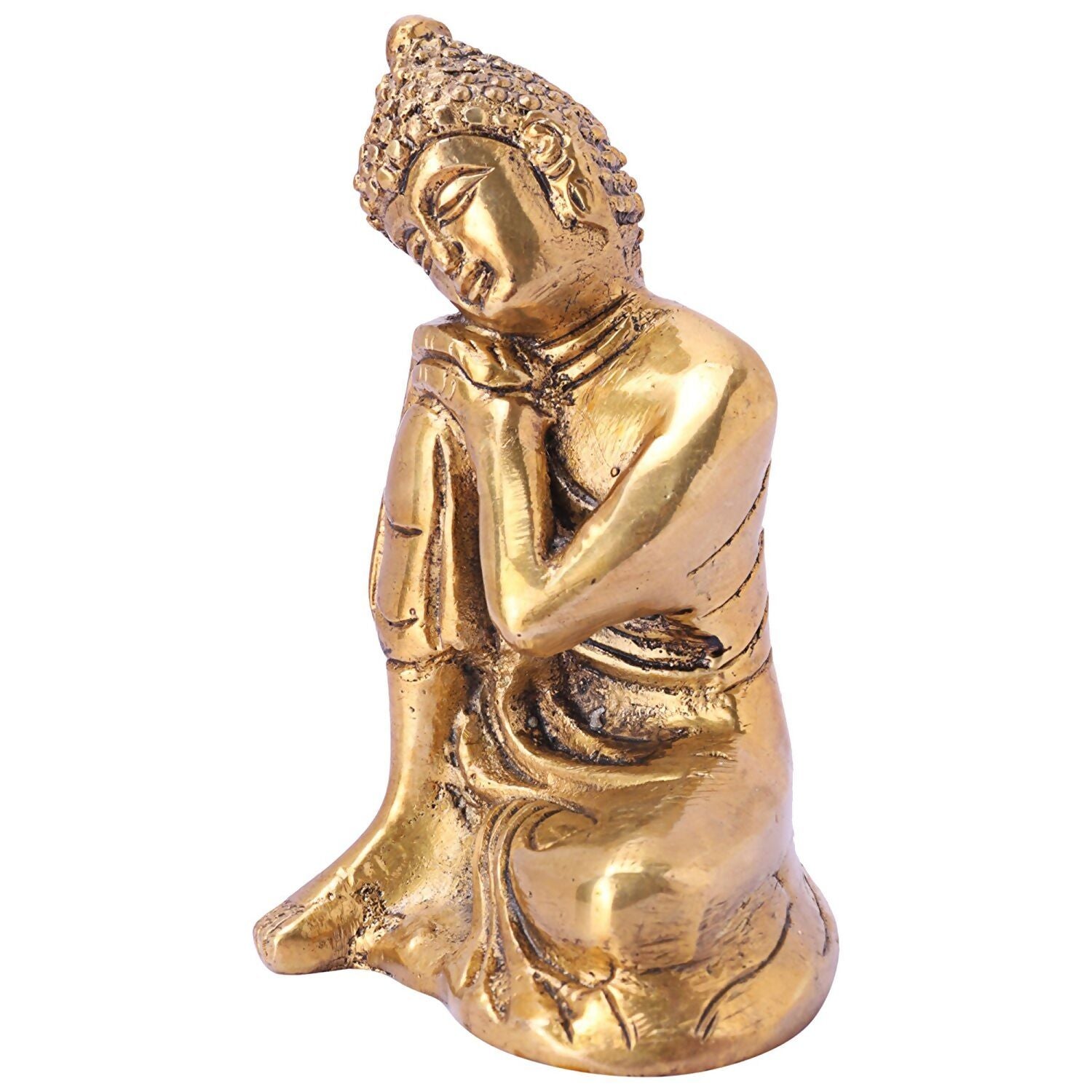 DreamKraft Metal Lord Buddha Idol - Distacart