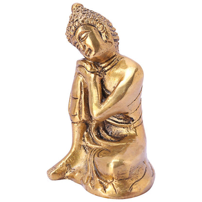 DreamKraft Metal Lord Buddha Idol - Distacart