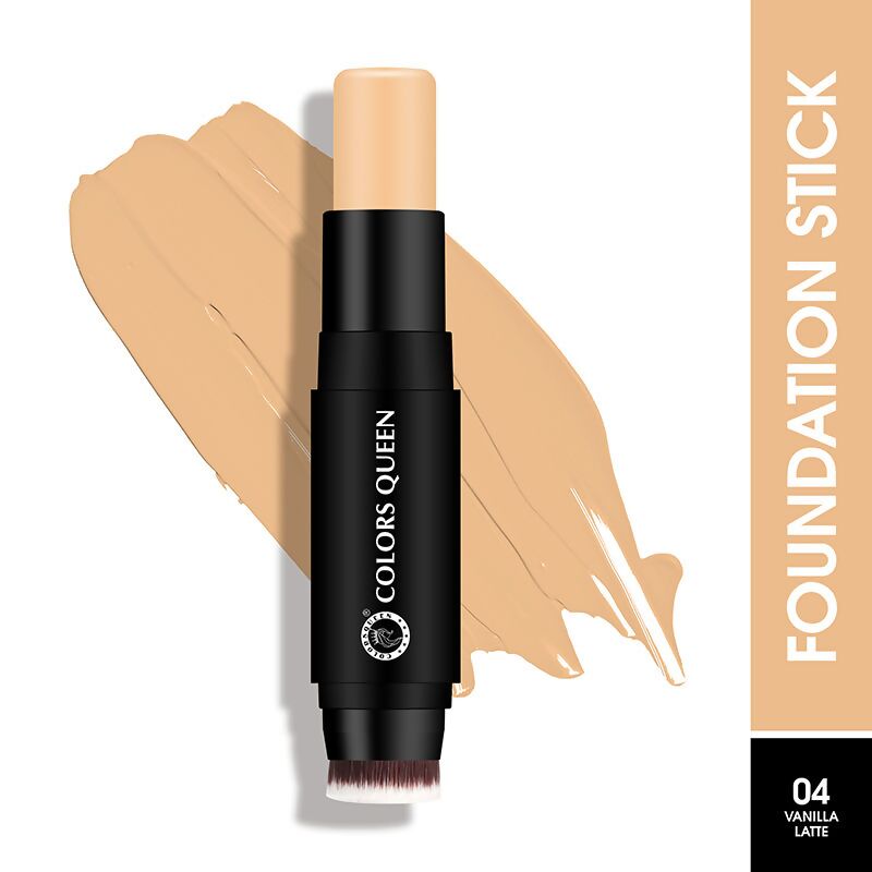 Colors Queen Fix & Blend Foundation Stick - 04 Vanilla Latte - Distacart