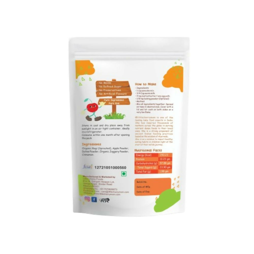 Littlecherrymom Pancake Mix Sprouted Ragi Apple - Distacart