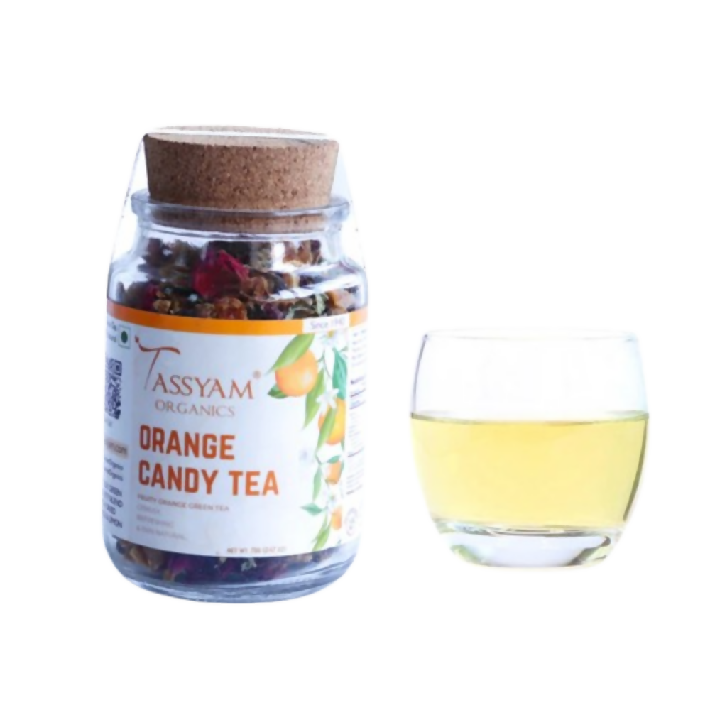 Tassyam Organics Orange Candy Green Tea - Distacart