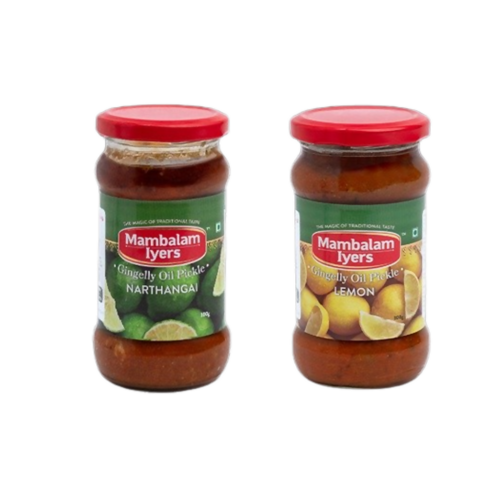 Mambalam Iyers Narthangai & Lemon Pickle Combo - Distacart