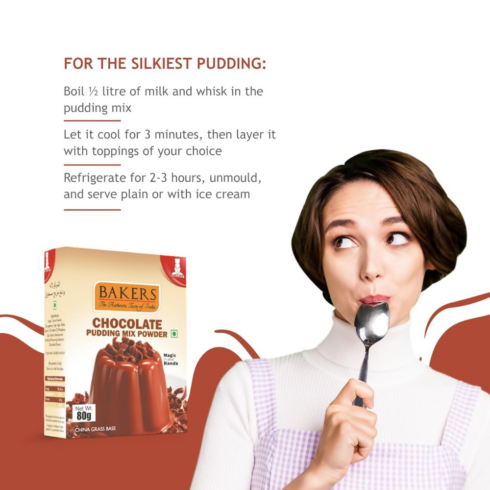 BAKERS Instant Pudding Mix - Chocolate Flavor - Dista