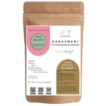 Satvi Wellness Kerala Pathimugam with Ginger Herbal Drinking Water Mix - Dista